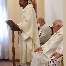 La celebrazione in Convento